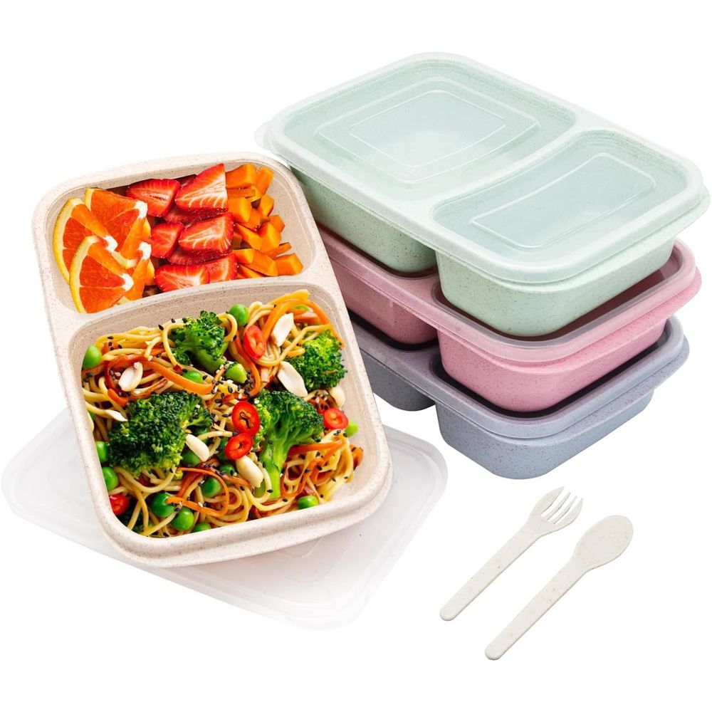 Meal Prep Microwave - Zestaw 4 pojemników na lunch typu