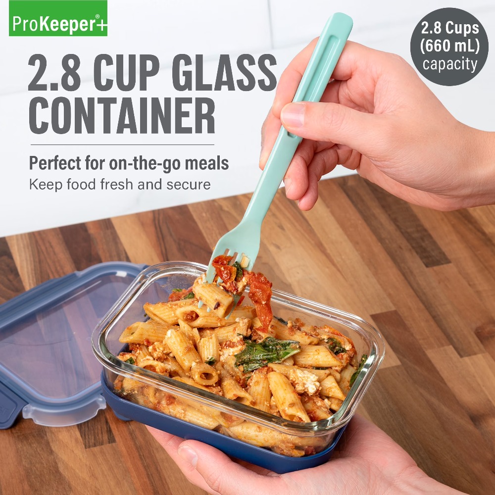 Meal Prep Glass - Szklany pojemnik na żywność o pojemności