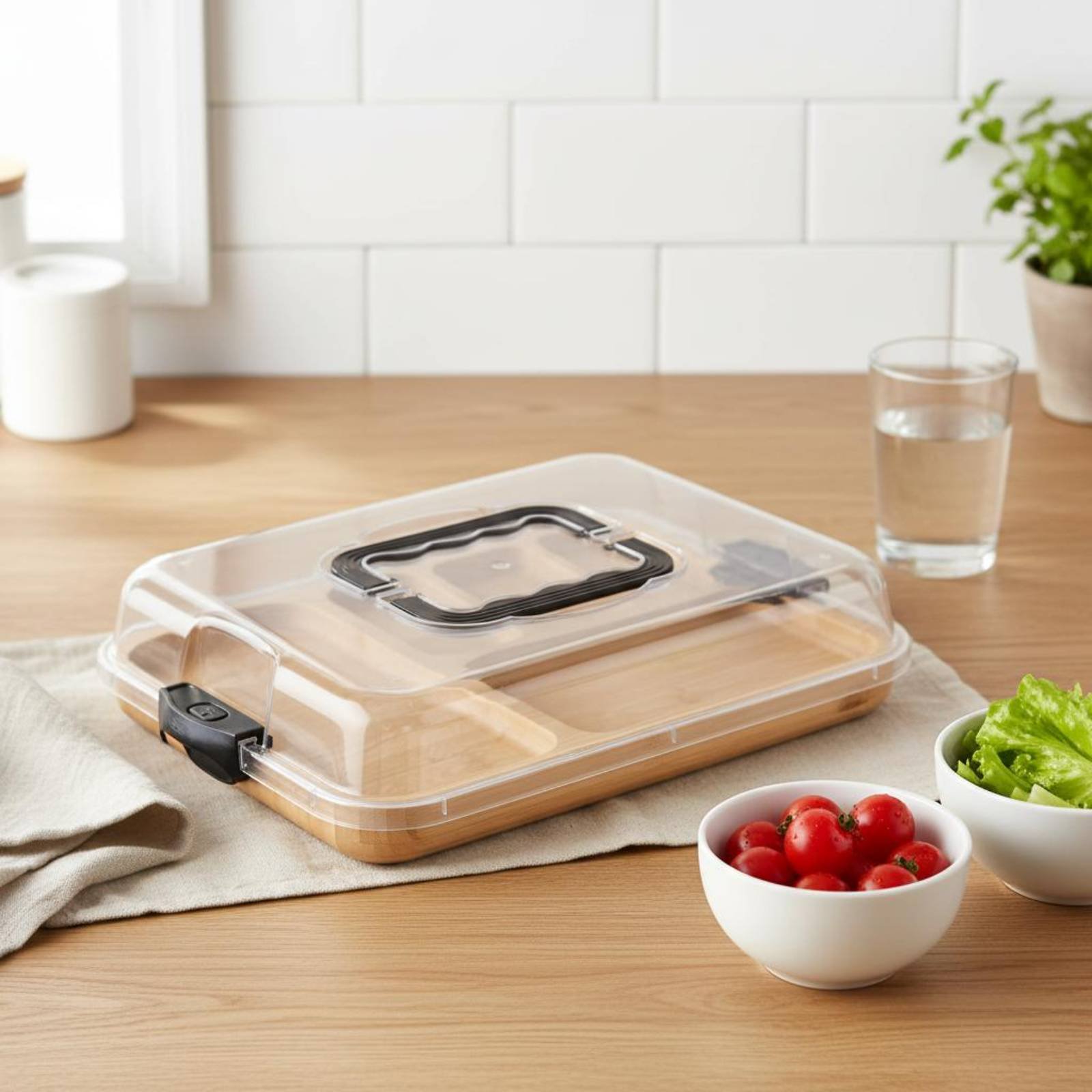 Meal Prep Glass - Szklany pojemnik na żywność, wielorazowy pojemnik