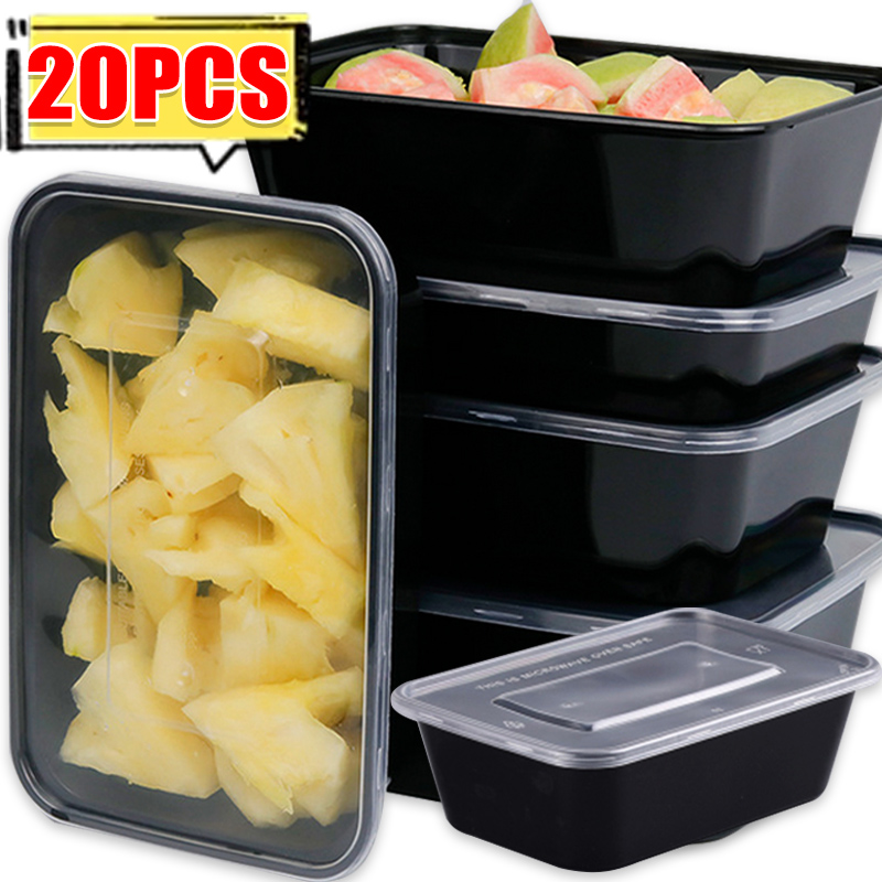 Meal Prep List - Pojemniki na żywność z pokrywkami 10/20