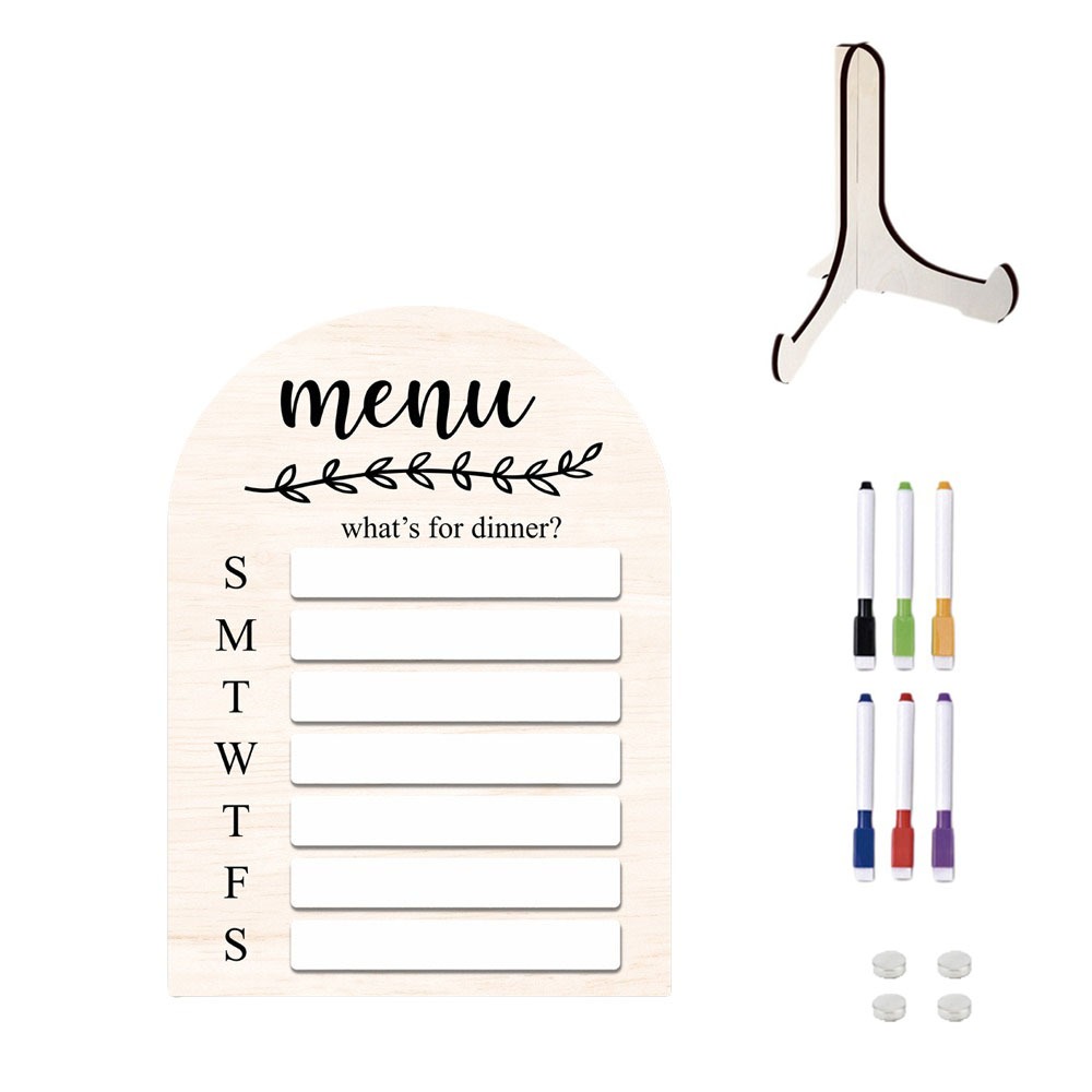 Meal Prep Menu - Praktyczna magnetyczna tablica na lodówkę do