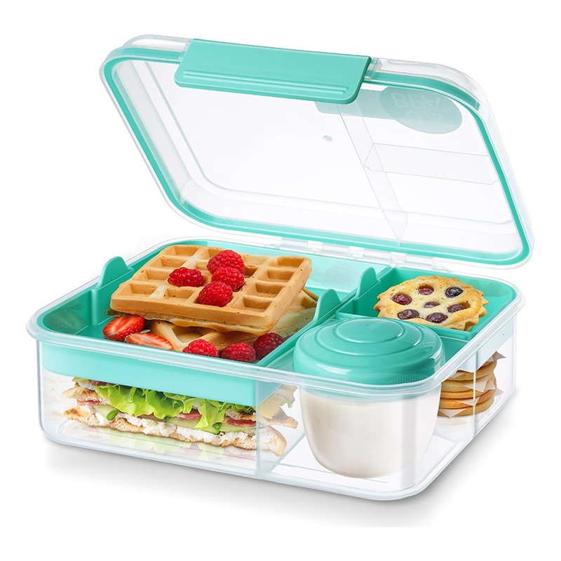 Meal Prep Menu - Pojemnik na lunch z 4 przegródkami,