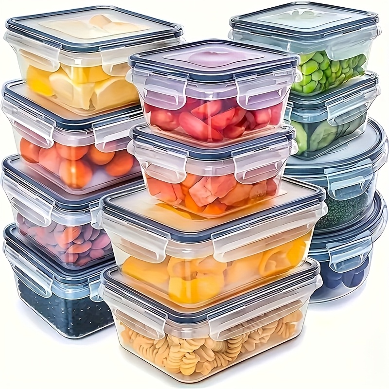 Meal Prep Containers Xl - 4-częściowy zestaw pojemników do przechowywania żywności