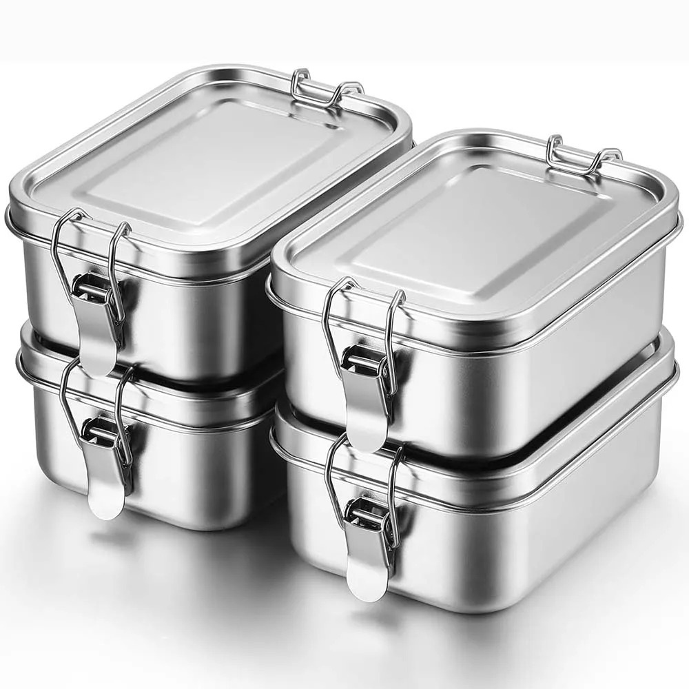 Meal Prep Microwave - Pudełko Bento ze stali nierdzewnej Metalowe