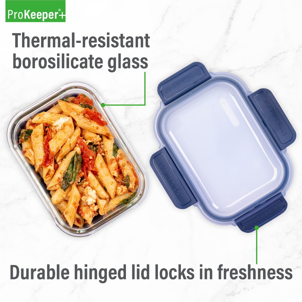 Szklany pojemnik na żywność o  – Meal Prep Glass recenzja i cena