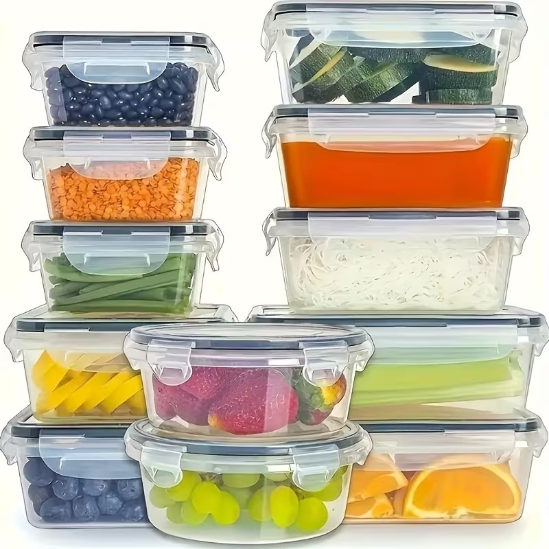 4-częściowy zestaw przezroczys – Meal Prep Microwave recenzja i cena