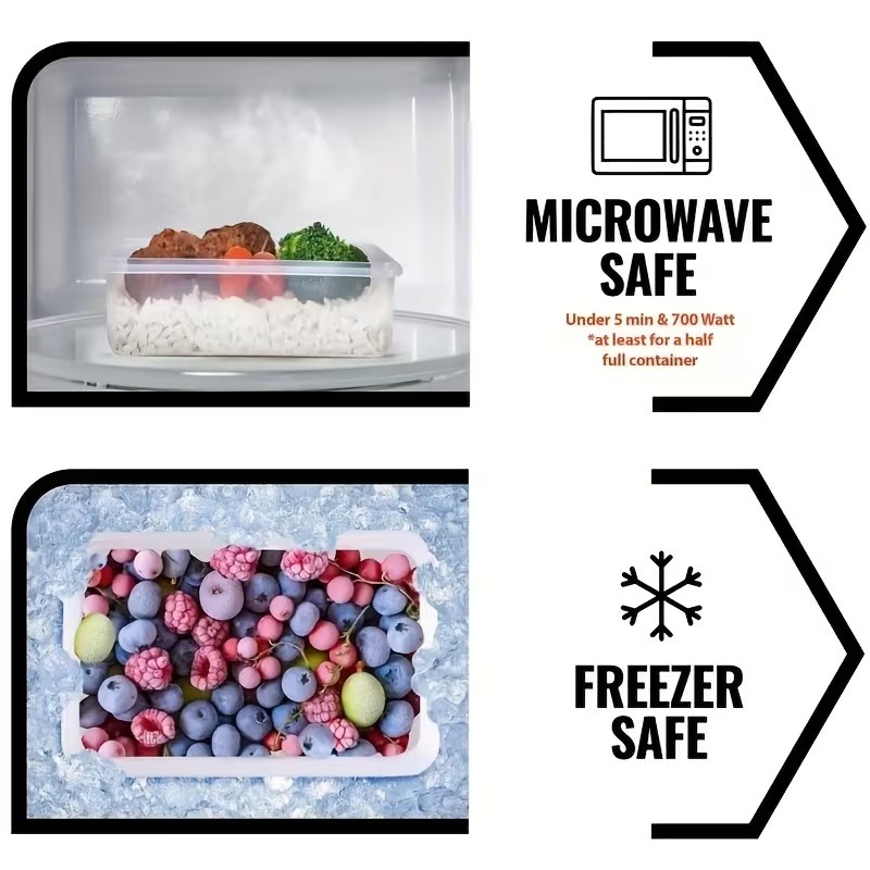 4-częściowy zestaw przezroczys – Meal Prep Microwave recenzja i cena