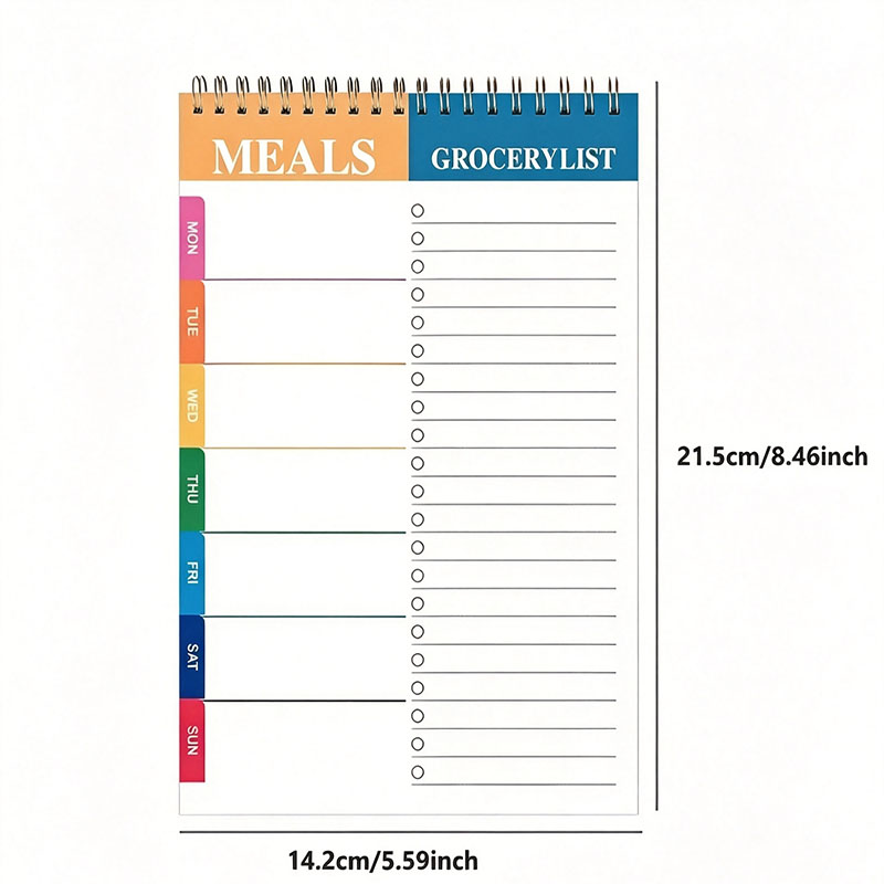 Tygodniowy planer posiłków, no – Meal Prep Grocery List recenzja i cena