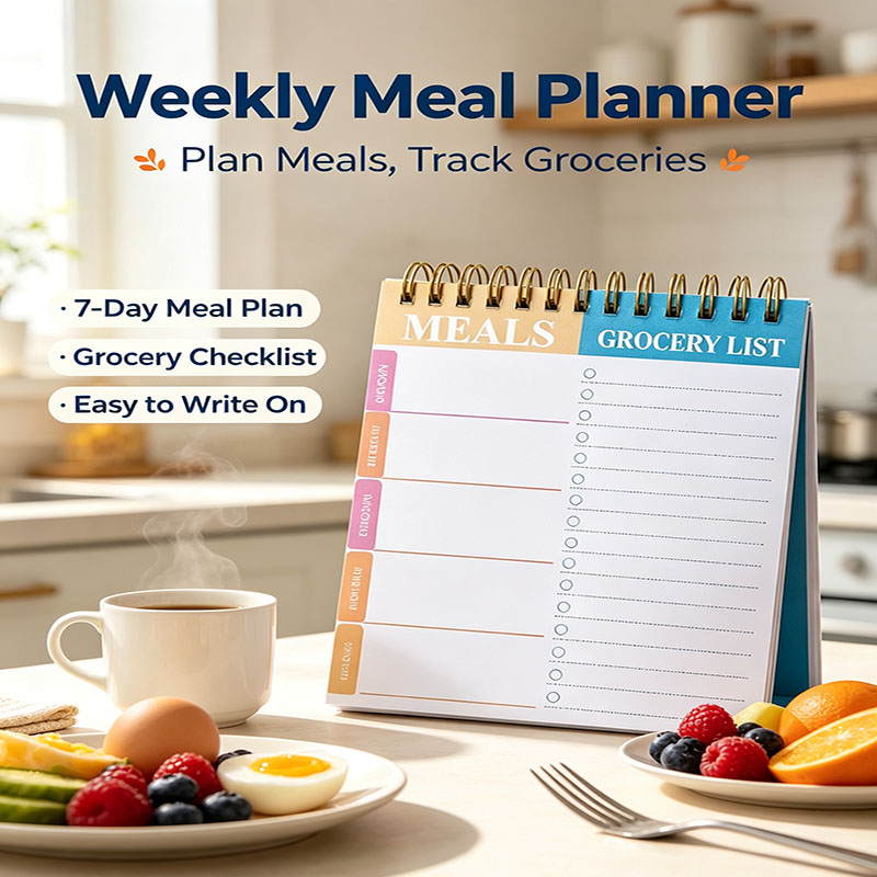 Tygodniowy planer posiłków, no – Meal Prep Grocery List recenzja i cena