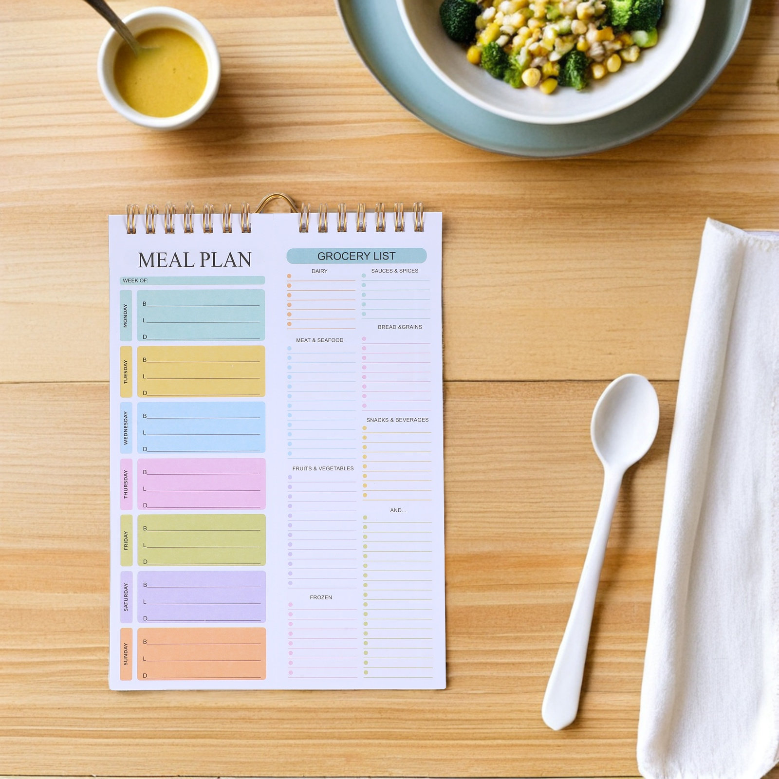 Notatnik do planowania posiłkó – Meal Prep Menu recenzja i cena
