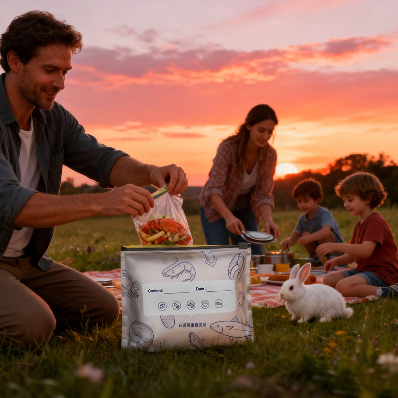 Torebki do przechowywania z fo – Meal Prep Seafood recenzja i cena