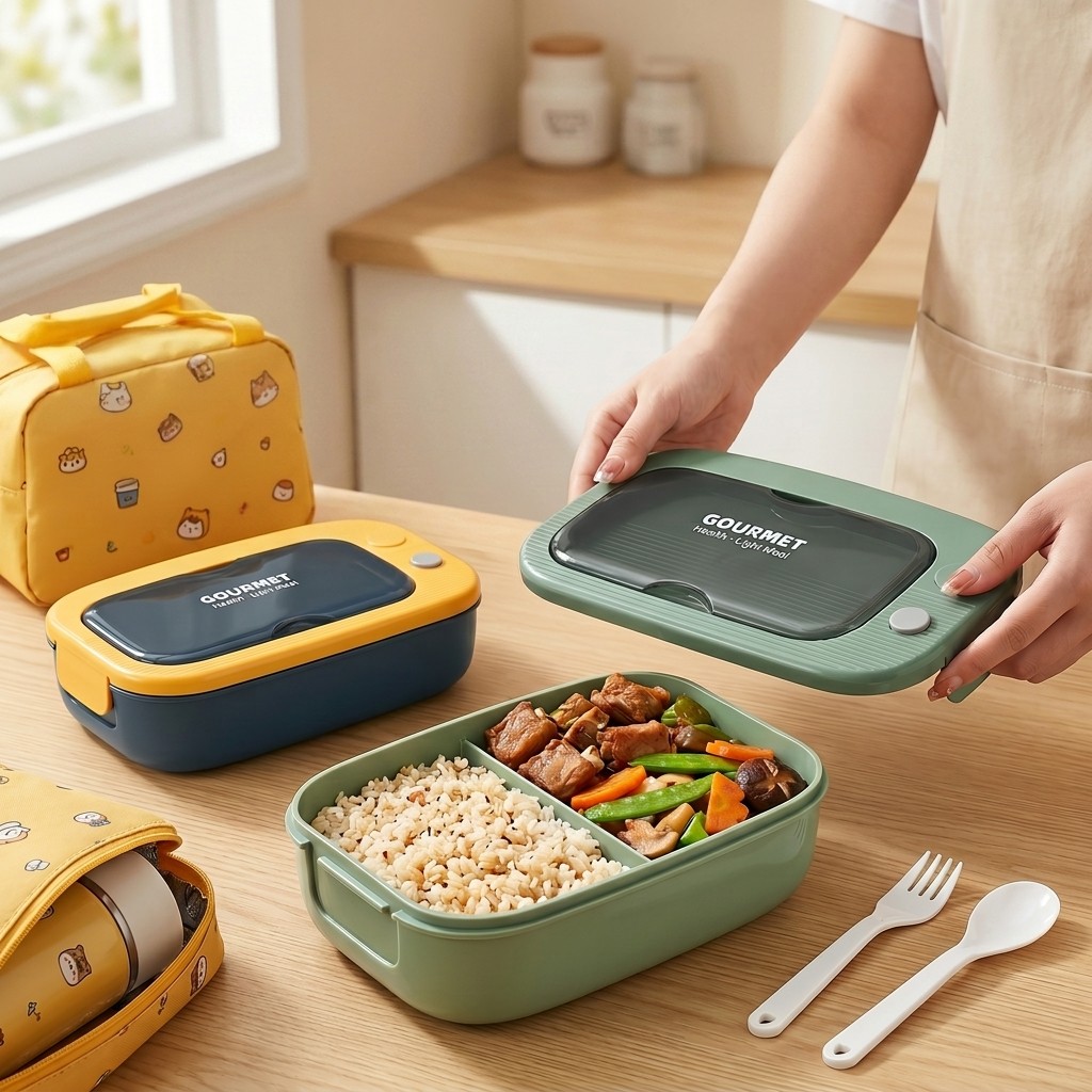 Plastikowy pojemnik bento do m – Meal Prep Kinder recenzja i cena
