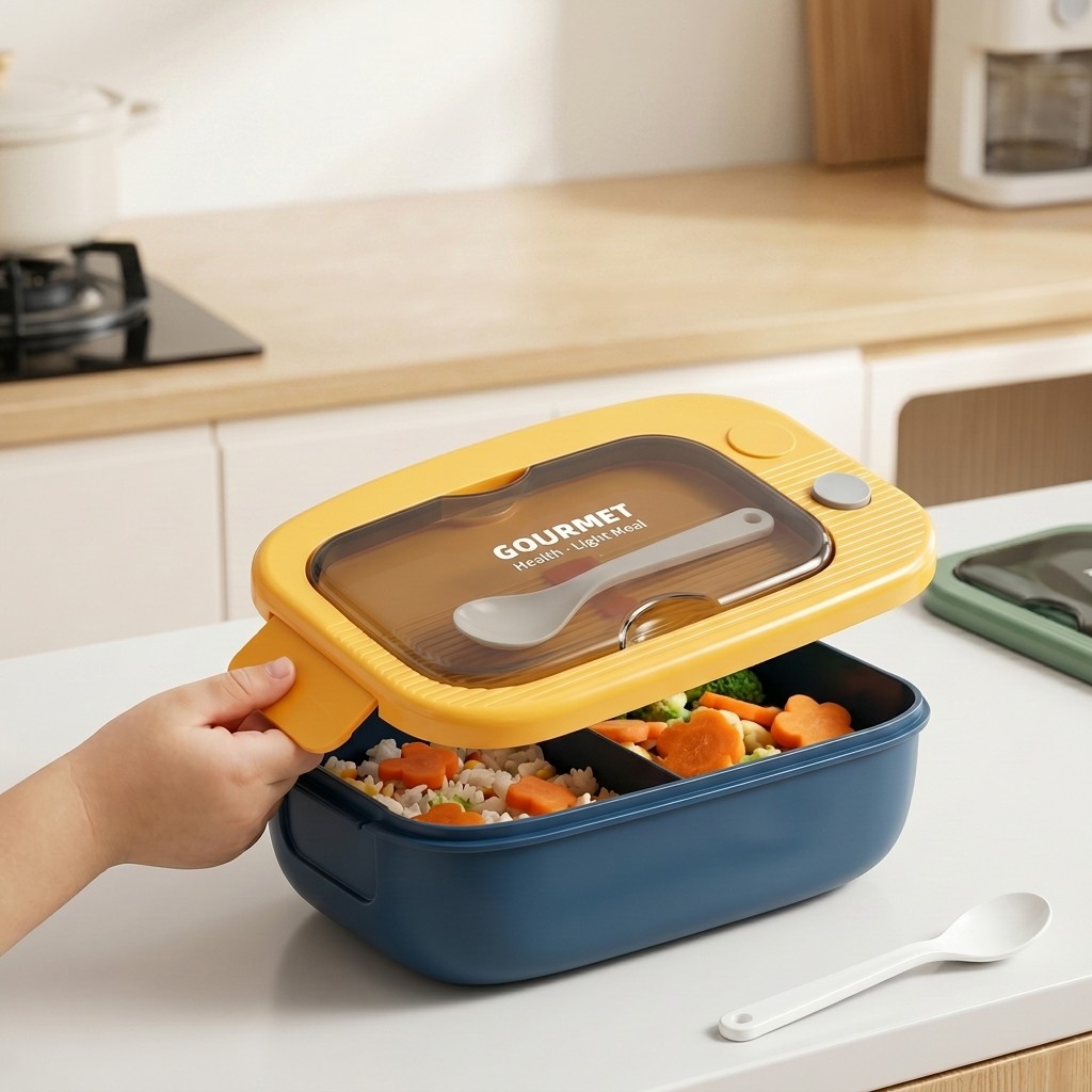 Plastikowy pojemnik bento do m – Meal Prep Kinder recenzja i cena