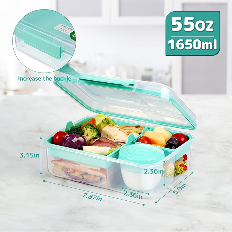Pojemnik na lunch z 4 przegród – Meal Prep Menu recenzja i cena