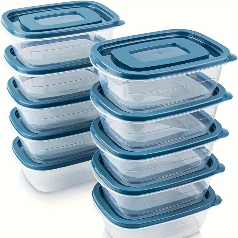 Zestaw 6 przezroczystych, plas – Meal Prep Containers Xl recenzja i cena