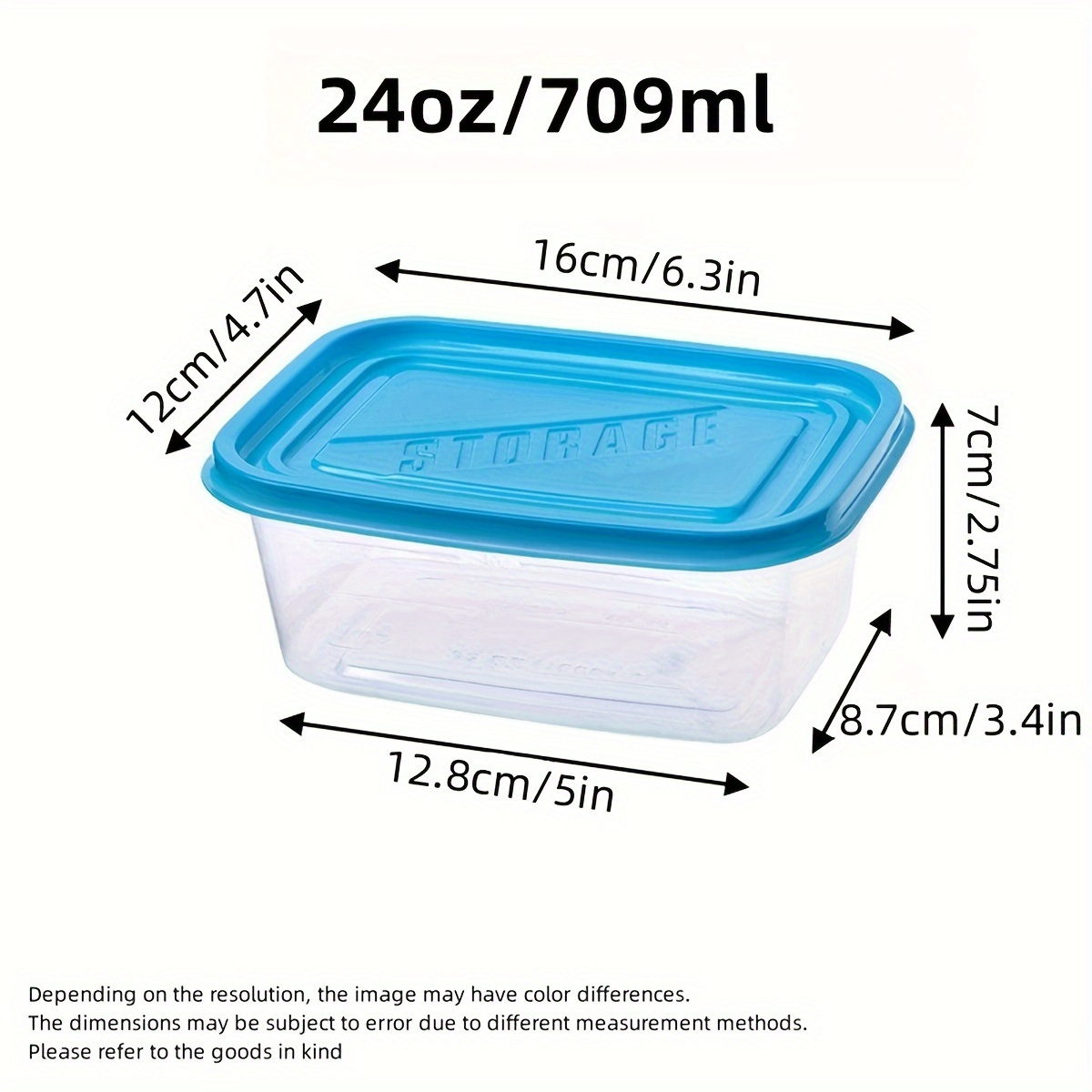 Zestaw 6 przezroczystych, plas – Meal Prep Containers Xl recenzja i cena