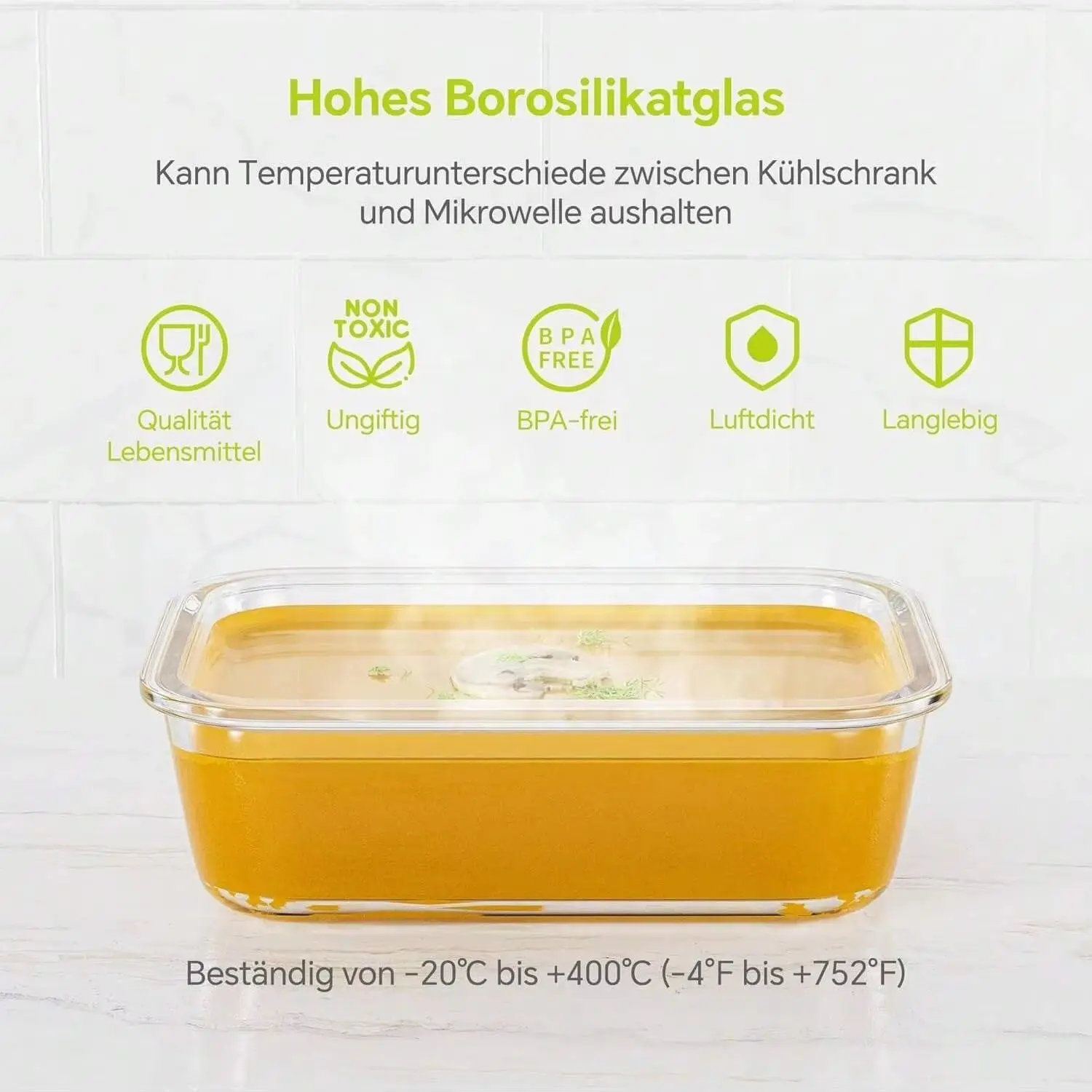 Pojemnik na żywność z pokrywką – Meal Prep Glass recenzja i cena