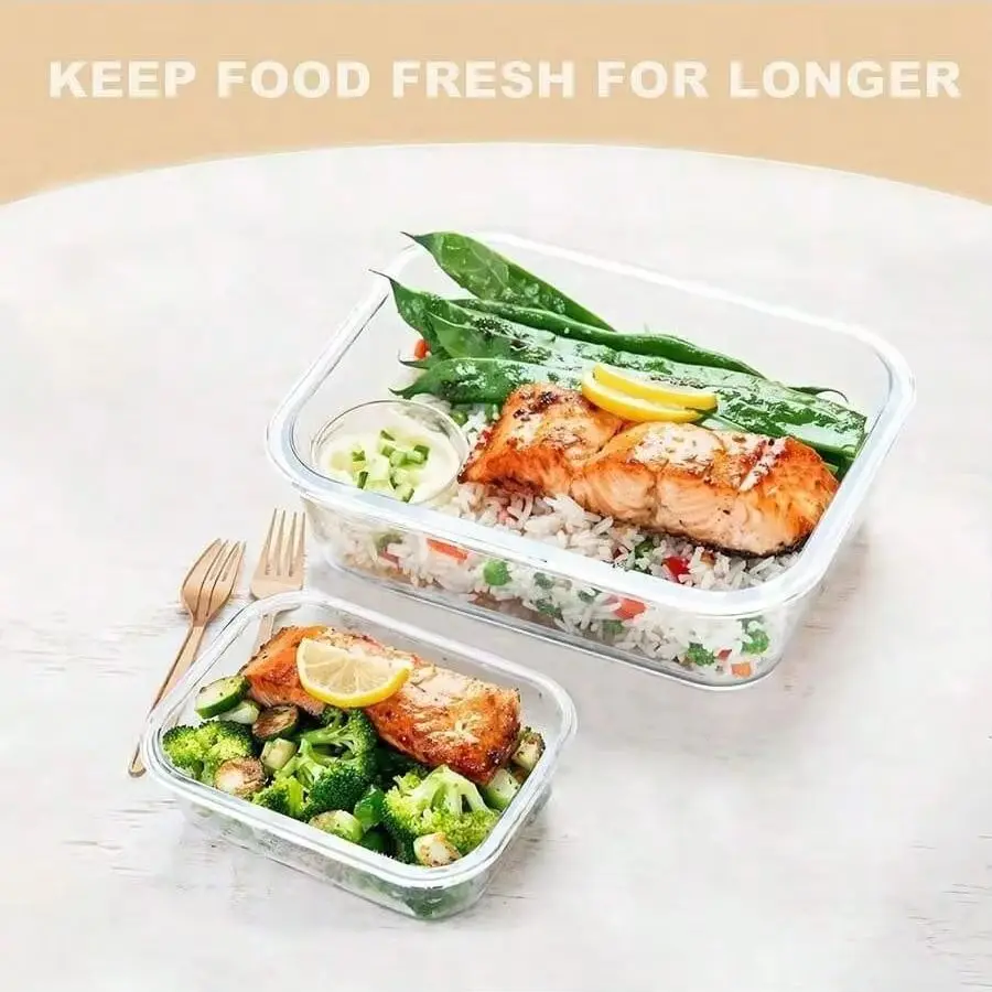 Pojemnik na żywność z pokrywką – Meal Prep Glass recenzja i cena